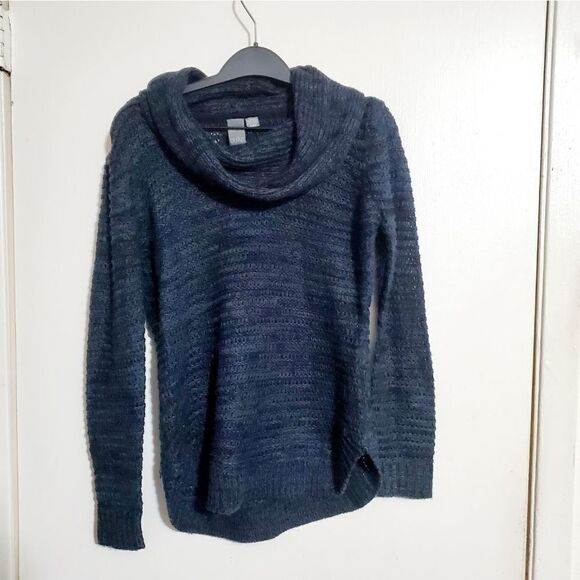 Quinn Dark Teal Knit Sweater Top Size Small - Picture 1 of 8